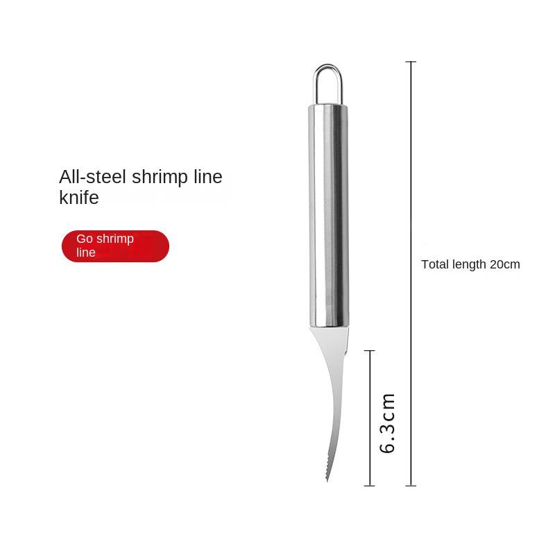 Multifunctional Shrimp Peeler and Fish Scaler Tool