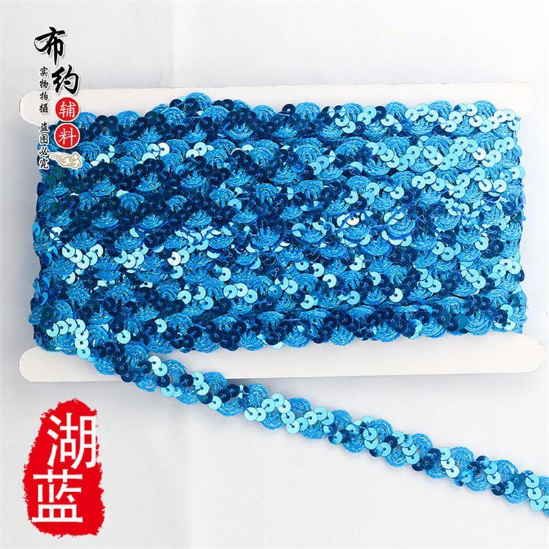 1.5cm Sequin Lace Accessory Sequines Strip Clothing Stage Performance DIY Handmade Decorative Ribbons Strip