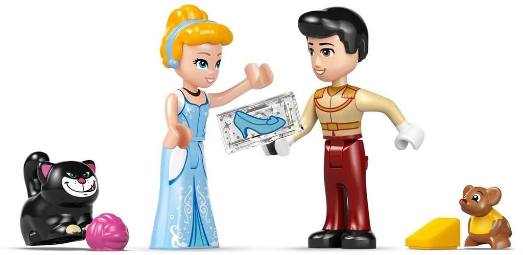 LEGO конструктор дом Disney Princess – Замок Золушки и карета с лошадьми (43275)