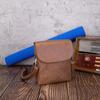Double-layer Pocket Crazy Horse Leather Korean Men's Bag Casual Backpack Trend Waist Bag Shoulder Crossbody Bags