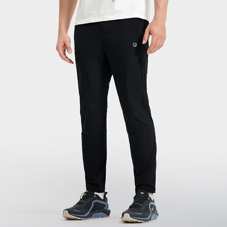 FILA Logo Print Fitness Pants Men pants Black A11M317602F-BK