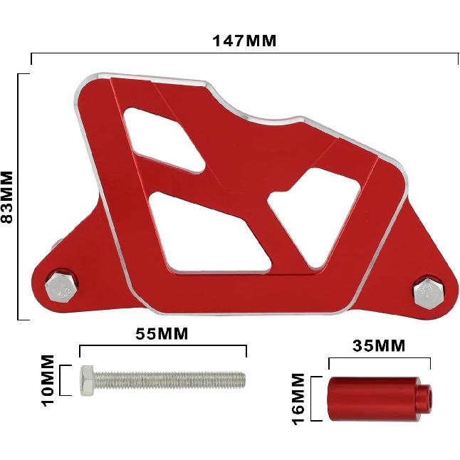 Dirt Bike Front Sprocket Cover Guard Case Saver CNC for CRF 125F CRF125F CRF125FB Big Wheel 2019-2025, 6061 Aluminum Alloy | Precision Machining |