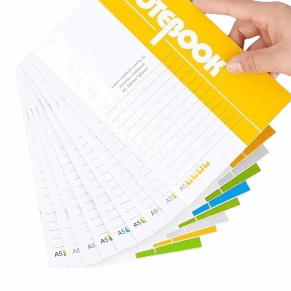 Thick Lined Notepad Soft Cover School Stationery Personal Writing Hardcover  Office Supplies