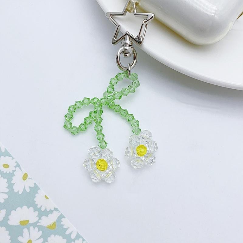Handmade Beads Keychain Durable Material for Detail Oriented Individuals