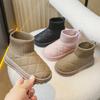 Children's Boots Sock Style Snow Boots Girls Short Boots Kids Cute Sewing Autumn Winter  Warm Cotton Thermal Shoes for Boys