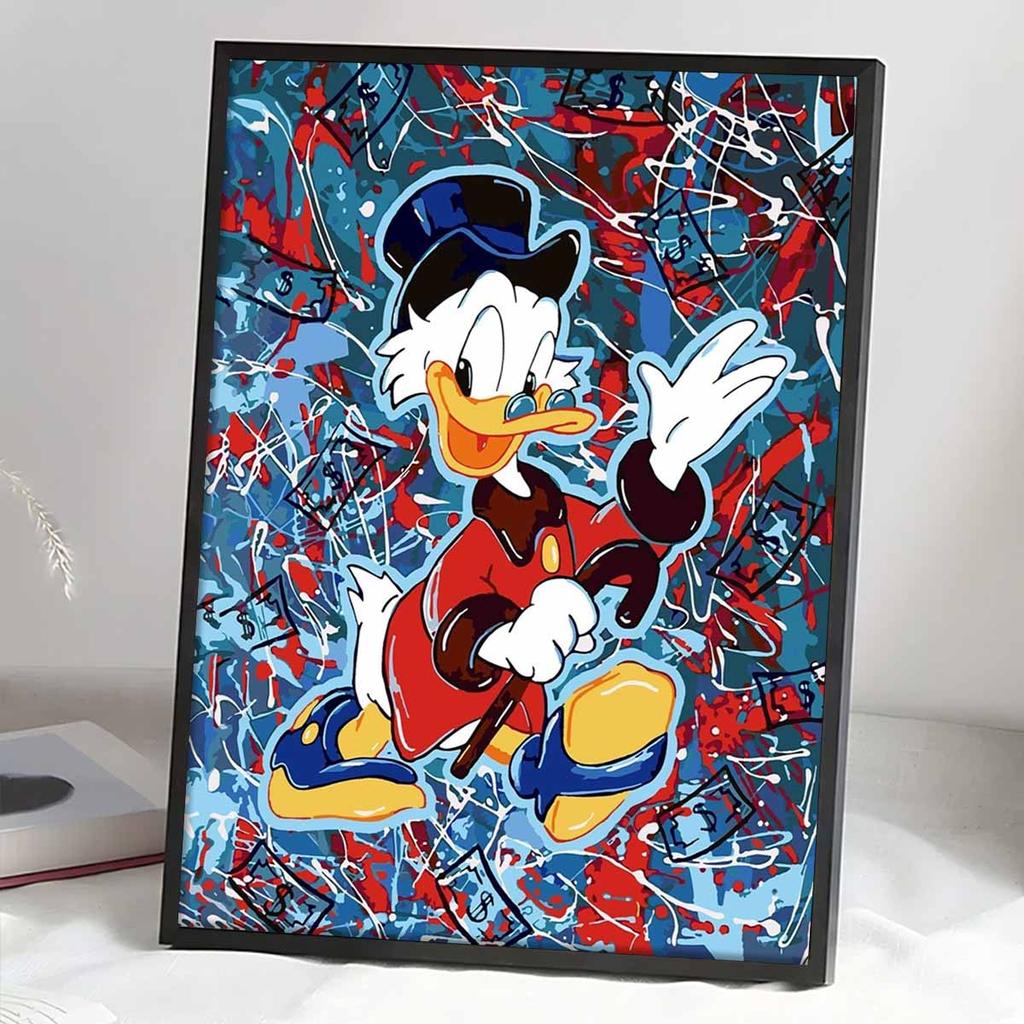 5D Diy Diamond Painting Gentleman Donald Duck Full Drill Rhinestones Mosaic Embroidery Handmade Products Home Decor Gift