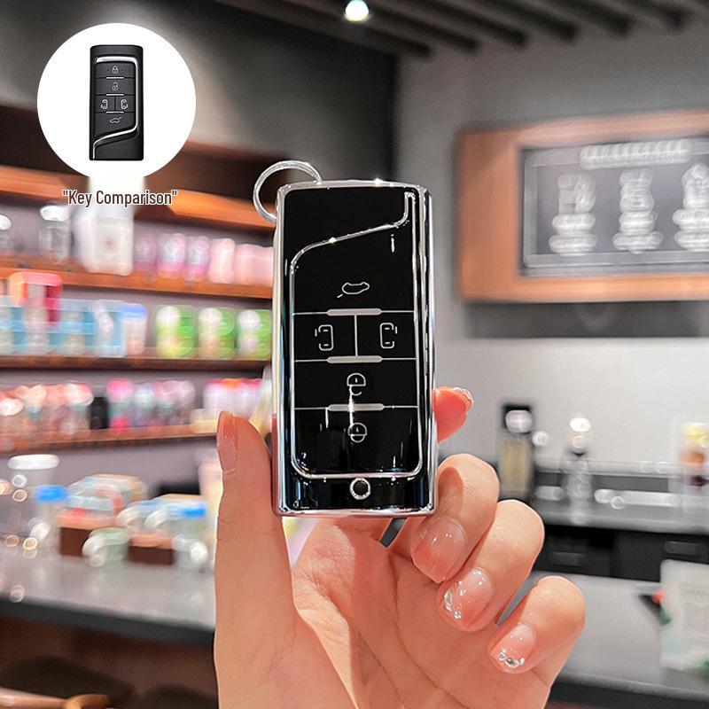Trumpchi M8 Car Key Case for New Master Lingxiu Electric Door E9pro Max - Protective Shell with Buckle