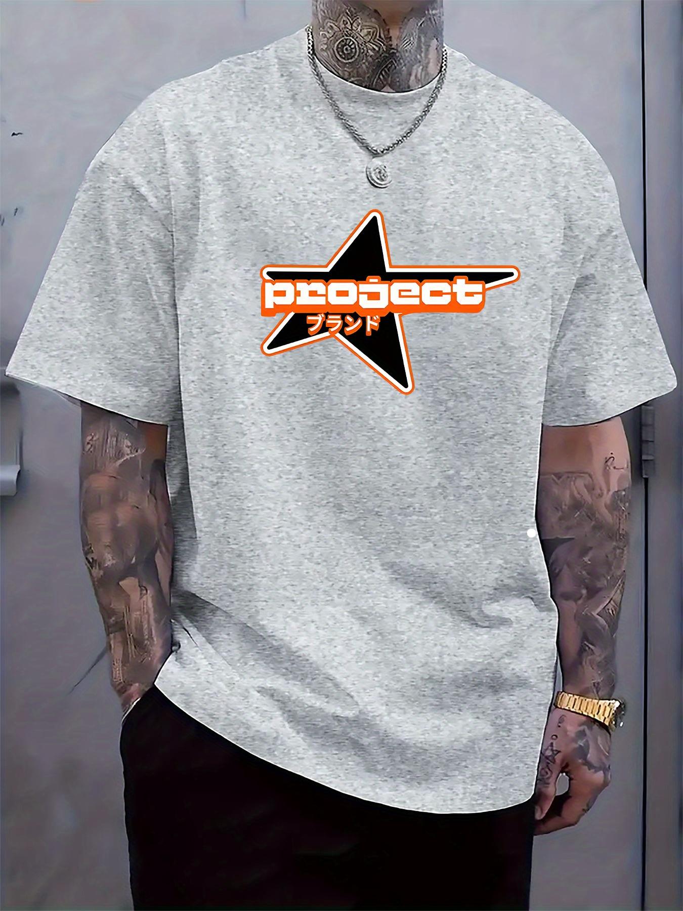 Casual Short Sleeve Tshirt with Bold BOOOSTT Graphic Prin... XL