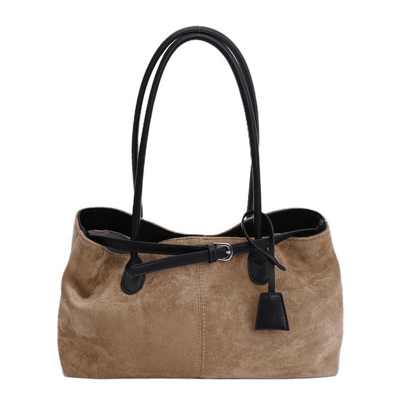 Tote Bag Designer Retro PU Leather Shoulder Bag for Women42611902Winter Trend Y2K Fashion Handbags Females Travel Luxury Handbag