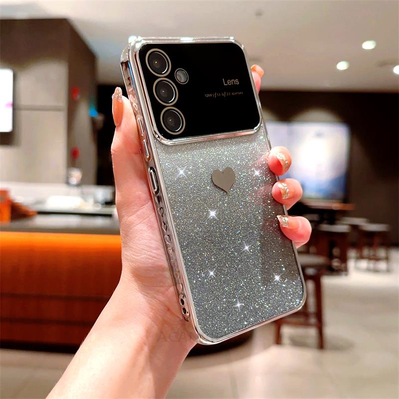 Husă de lux pentru Samsung Galaxy S23 Ultra A52 A53 A54 A14 4g 5g A24 A23 husă din silicon antișoc