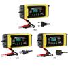 12V 6A Car Battery Charger 110-240V Power Puls Repair Charger Wet Dry Lead Acid Battery LED Display Moto Truck Battery Charger