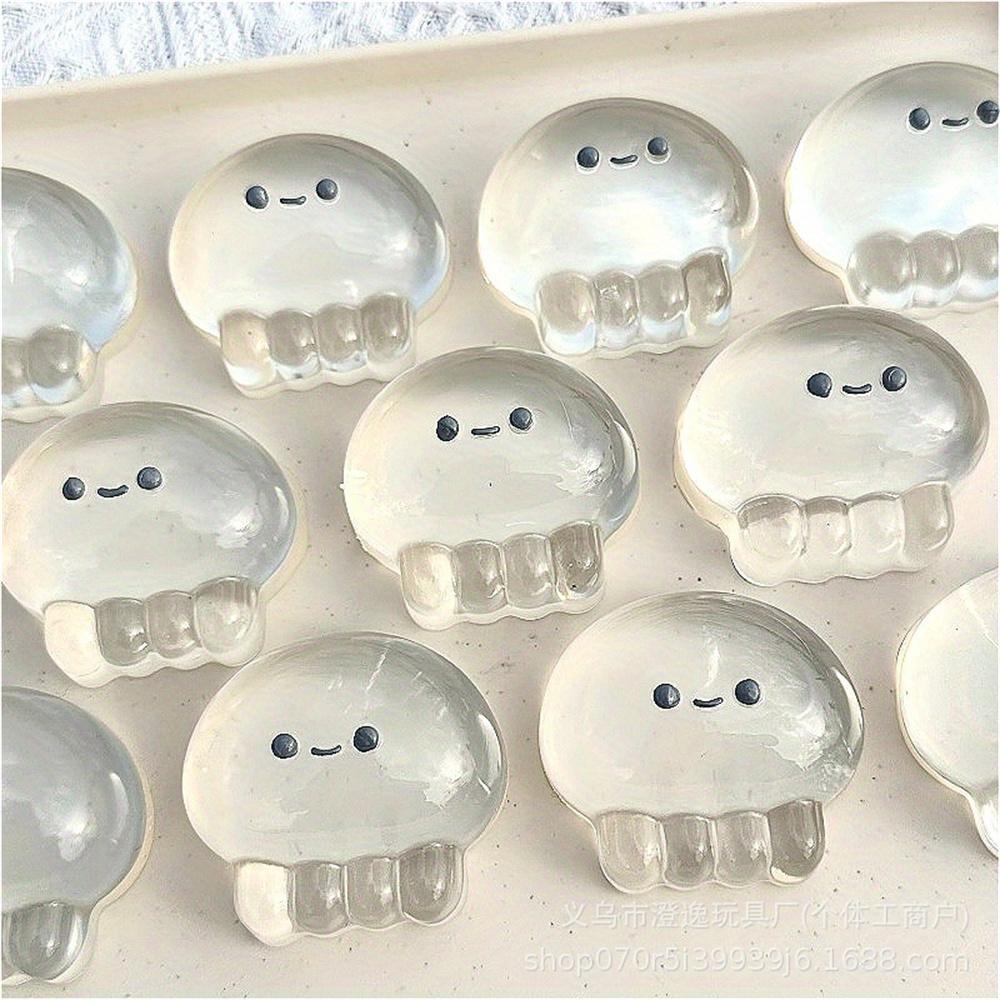 Taba Squishy Jellyfish Kawaii Stress Relieving Opp Packaging Gifts Squishy Fidgeting Toys For Anxiety&Relaxation Table Accessory