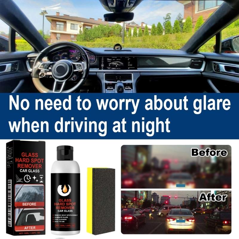 Powerful Glass Polishing Compound For Automotive Use Effectively Dissolves Oil Film Water Spots And Road Grime
