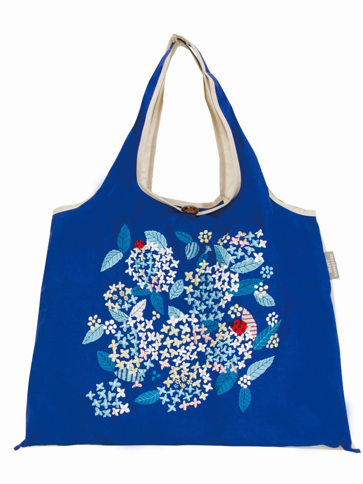 Prairiedog Embroidered Bag with Star Flowers [DJS-006] синий