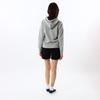 Champion Basic Long Sleeve Fleece Hoodie with Embroidered Oxford Size XL Women's Logo, Gray, (CW-Y107)