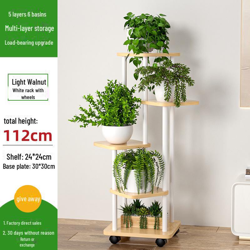 Cross-Border Multi-Layer Indoor Flower Rack for Living Room or Balcony