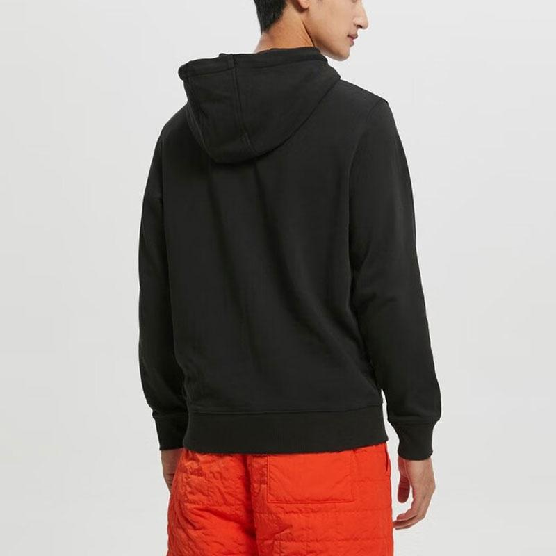 Calvin Klein Couples Series Cotton Printed Hoodie Unisex Hoodies Black J318475-BEH