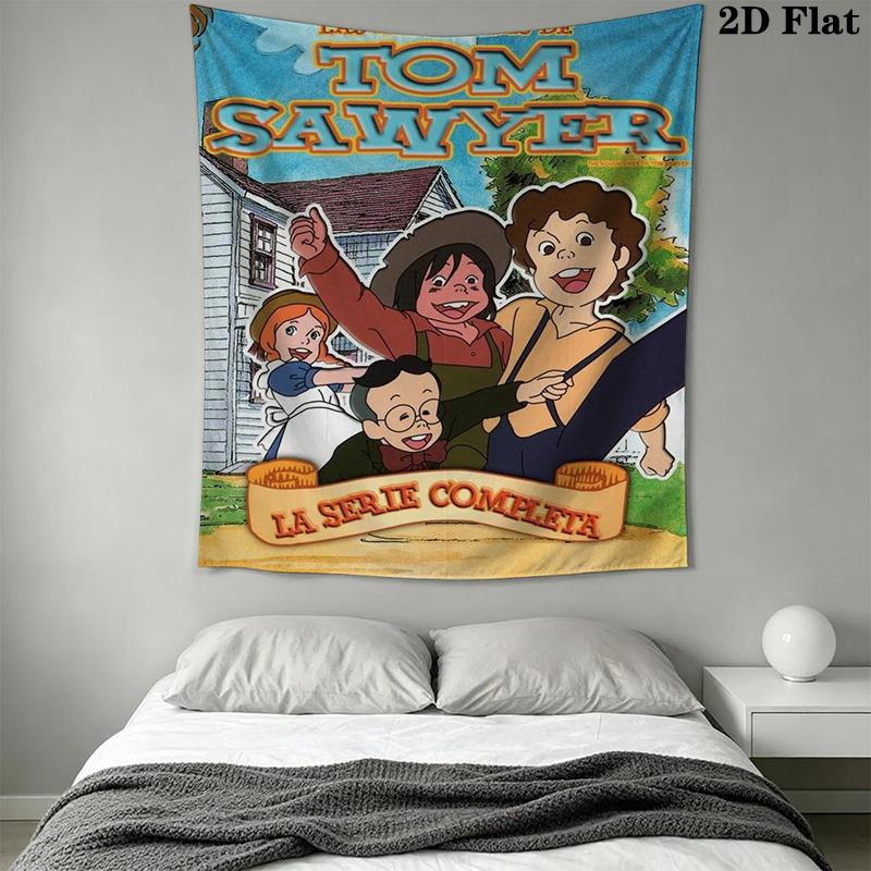 The Adventures of Tom Sawyer Pattern Home Decor Tapestry, Wall Hanging, Decorative RV Wall Cloth.DGT0925463