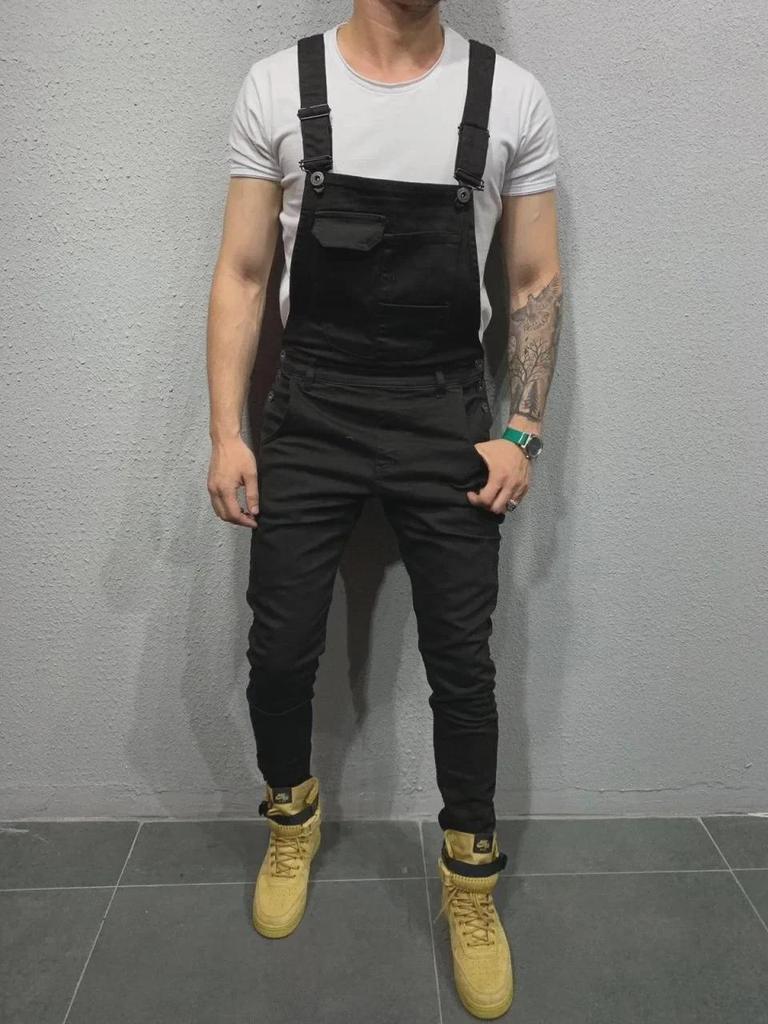 2019 Slim Fit Men's Multi-Pocket Workwear Overalls