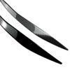 For BMW 5 Series F10 F11 2015-2017 ABS Car Headlights Eyebrow Eyelids Trim Cover Cover Accessories Black/Carbon Look