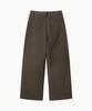 Leondi Wood Pitched Parachute Pants - Brown