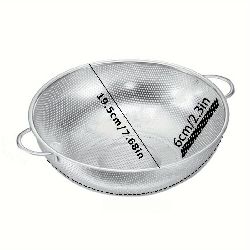 1 st Allround Rostfritt Stål Finmaskigt Silnät Korgar med Handtag Vilställ Durkslag Set Köksartiklar