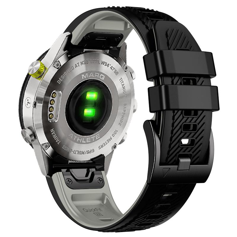 22 26mm Sport-Armband für Garmin Approach S70/Fenix 7X 6X 5X 7 6 5 Armband Descent Mk3i 51mm/Epix Silikon Quickfit Armband