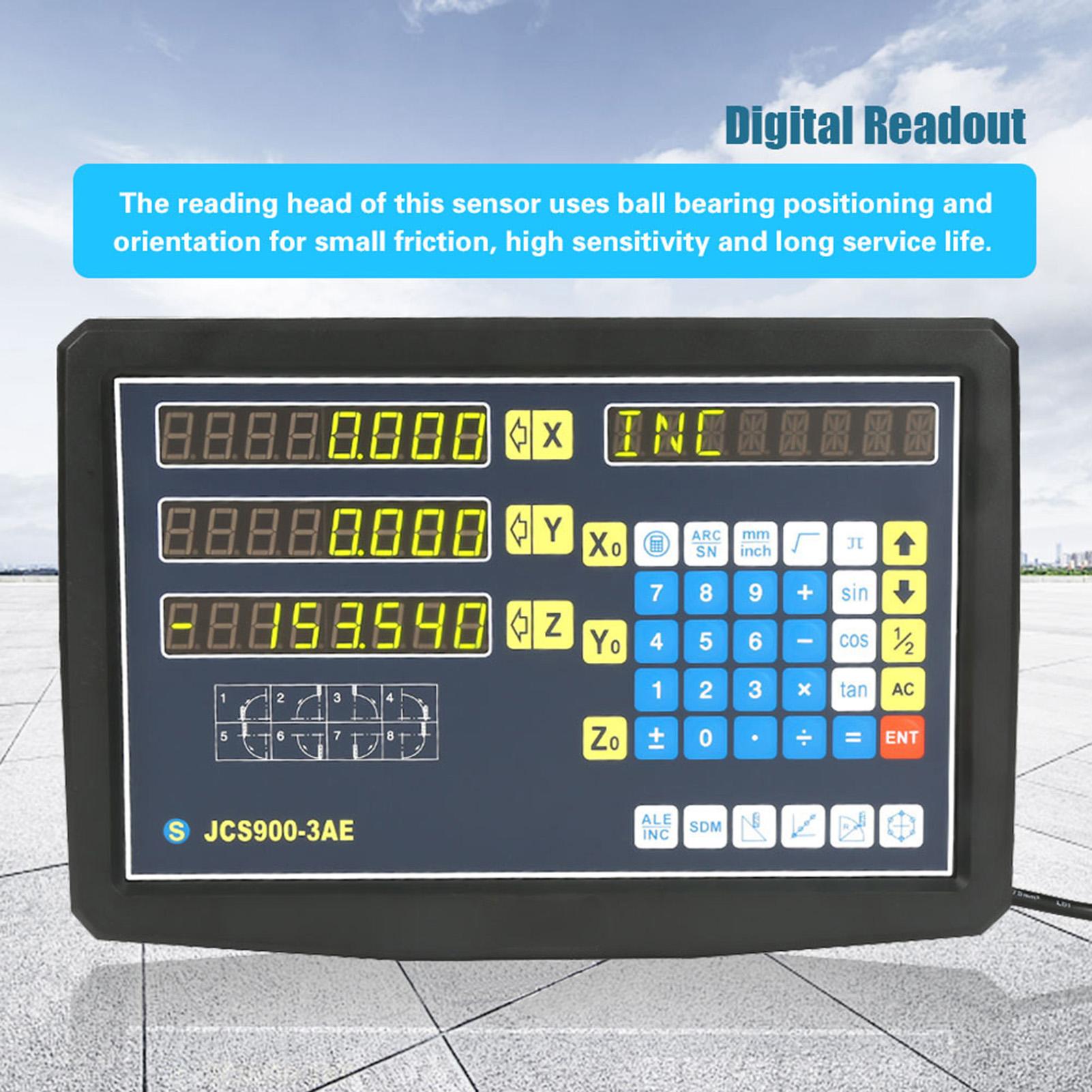 

JCS900 3AE 50mm 500mm 800mm Digital Readout Linear Scale Encoder
