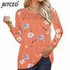 Women's Fashion Casual Long Sleeve O-Neck Blouses & Shirts