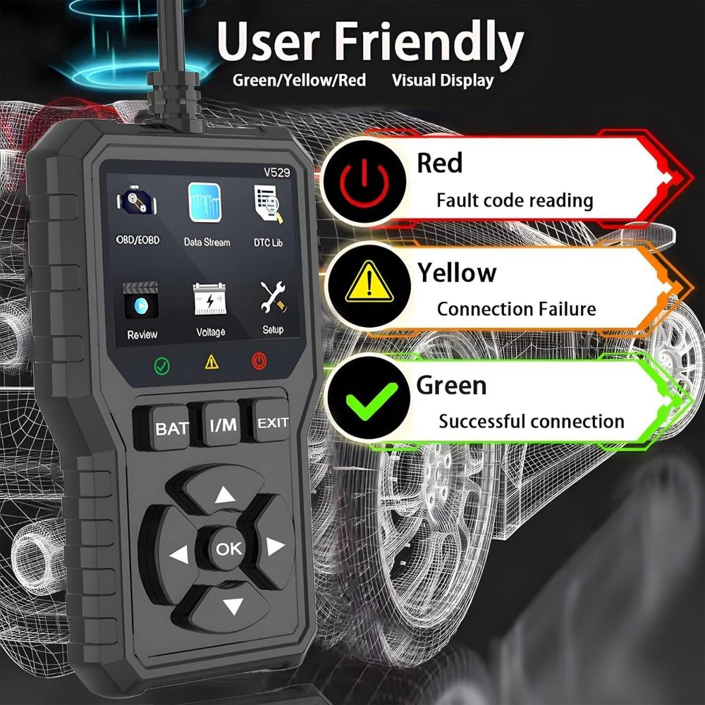 Advanced Diagnostic Tools: Professional Engine Fault Code Reader, Scanner, Engine Fault Scanner, Diagnostic Scanning Tool.