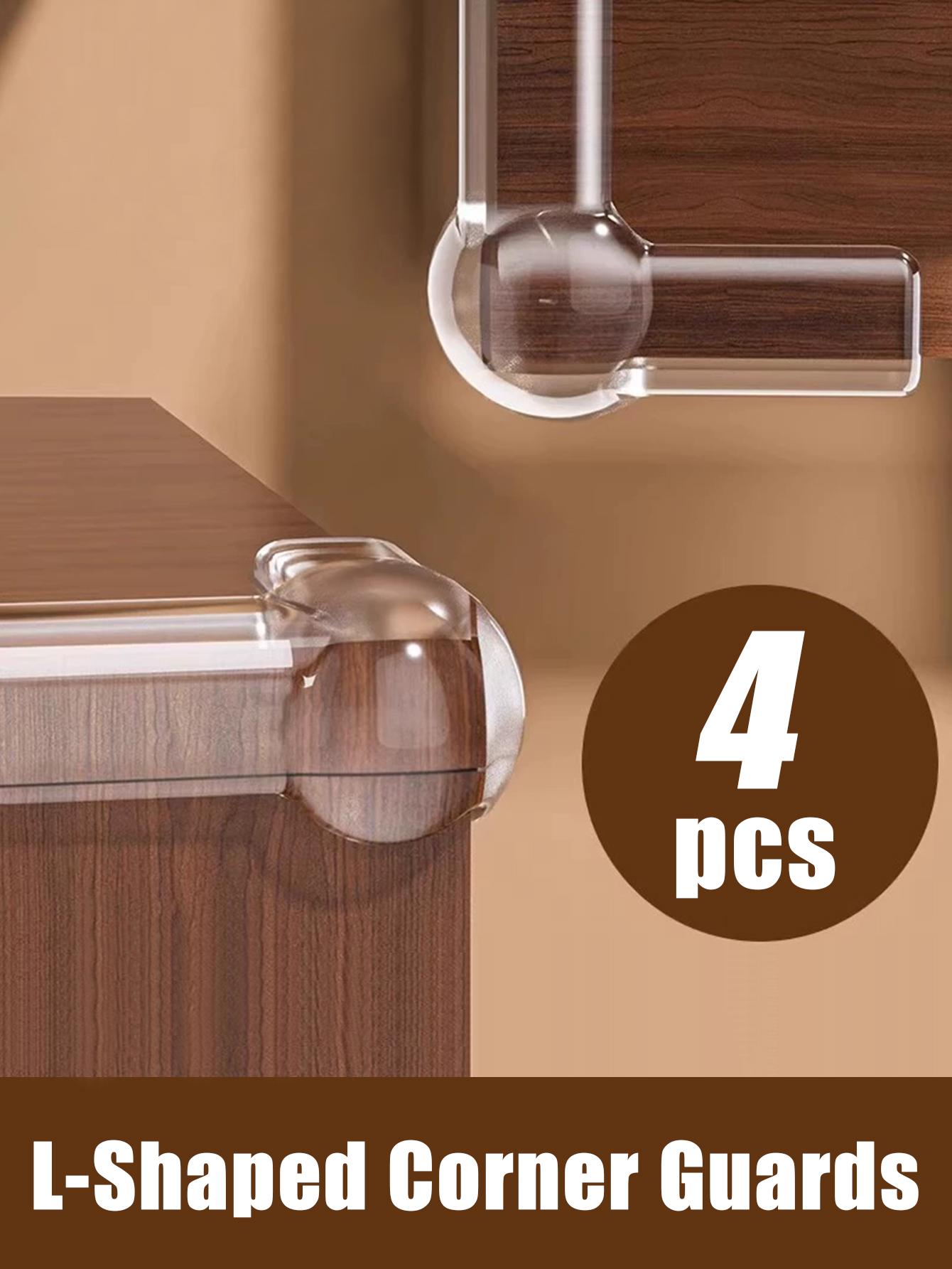 4/12PCS Transparent Furniture Corner Guards Baby Proofing Corner Protectors for Table Thick Soft Edge Bumpers for Kids Safety