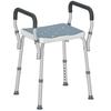 57-69cm Aluminium Frame Bath Seat - Light Blue