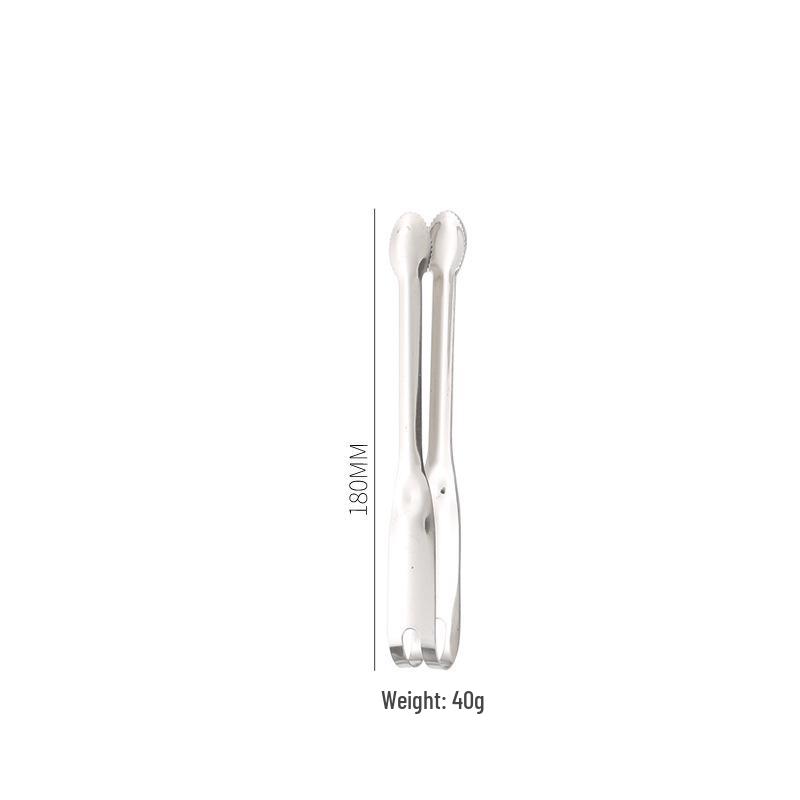 Stainless Steel Korean BBQ and Steak Cooking Tongs - Long, Anti-Scald Design Tweezers