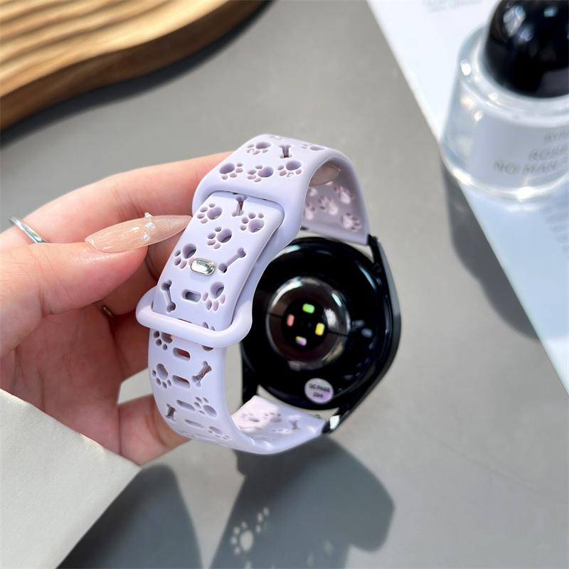 Engraved Watch Band, Soft Breathable Sport Strap 18/20/22MM Compatible with Amazfit Huawei Samsung oppo xiaomi