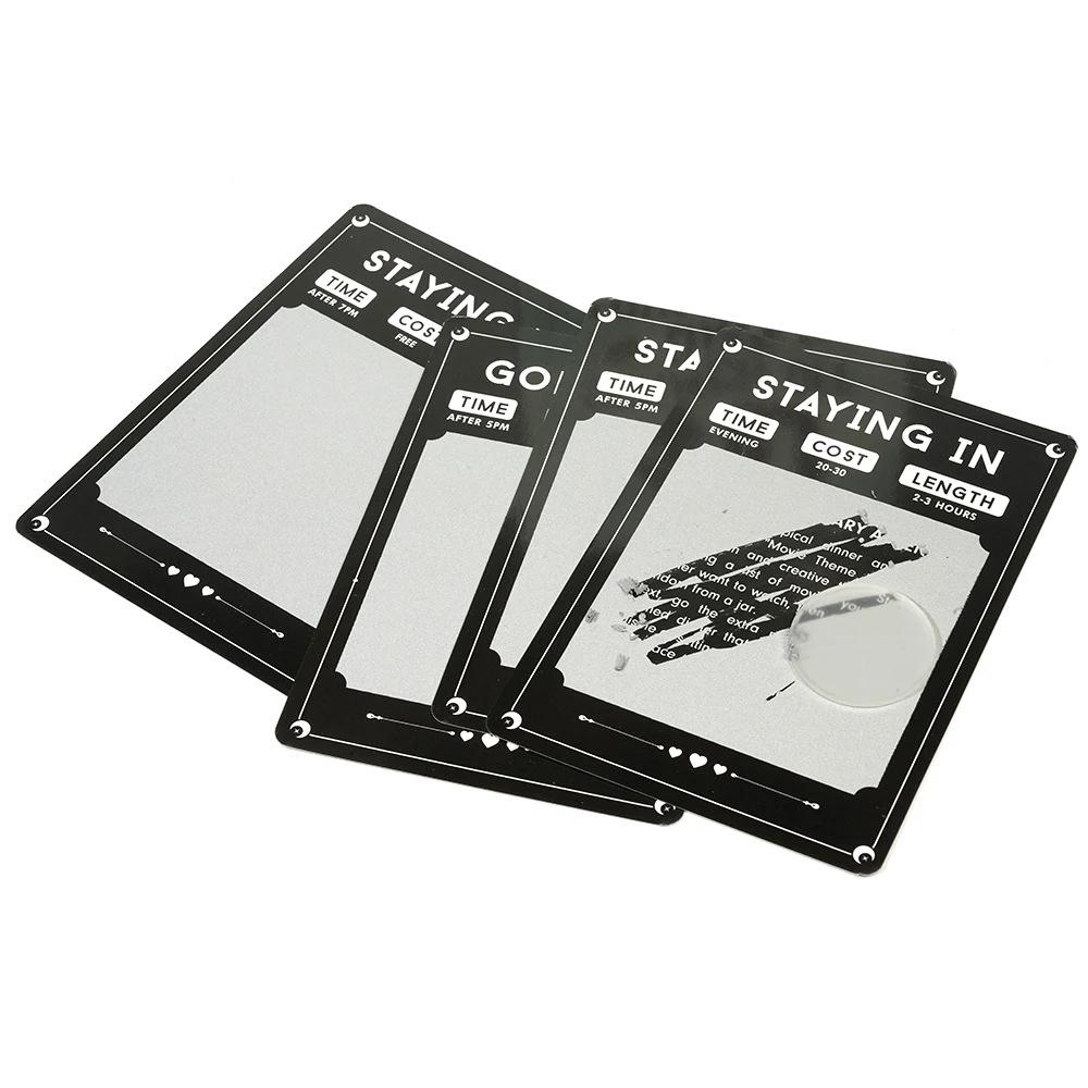 Adult Scratch-off Adventure Dating Card Game: 40 Interactive Board Game Cards for Couples Party