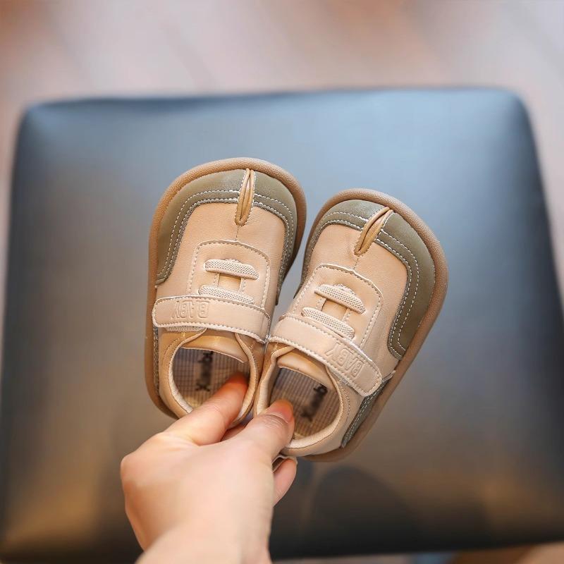 Spring Autumn Girls Casual Shoes Boys Leather Shoes Children Soft Bottom Non-slip Comfortable Lightweight Baby Walking Shoes