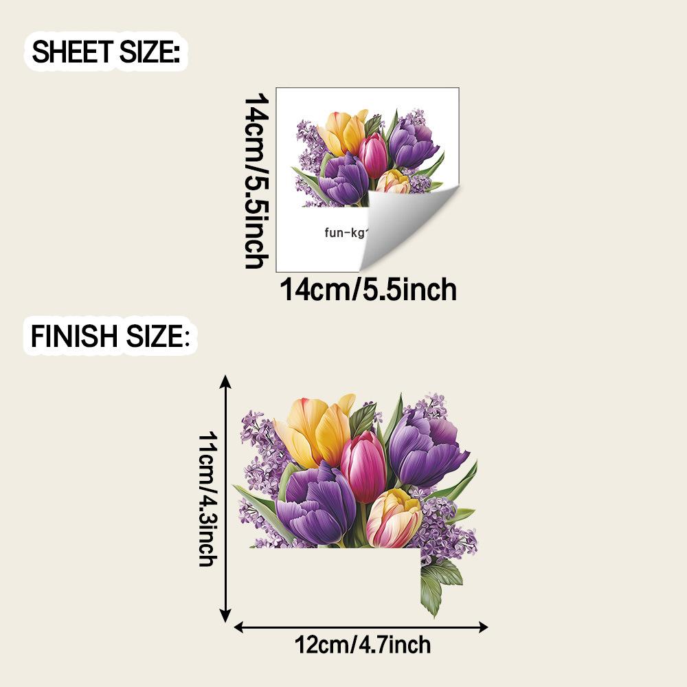 

Расписные пасторальные наклейки для декора выключателей на стену в гостиную, прихожую, дом