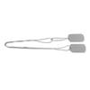Double Tag Pendant Necklace Men Simple Fashionable Titanium Steel Necklace Jewelry Accessory for Party