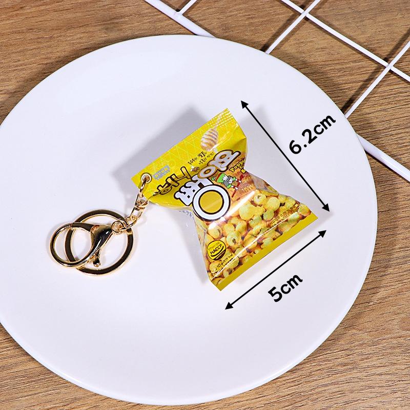 

Имитация Корейские Чипсы Закуска Пакет Брелок Мини Закуска Подвеска Брелок для Ключей Машины Шарм для Рюкзака Украшение Ювелирное Изделие Подарок