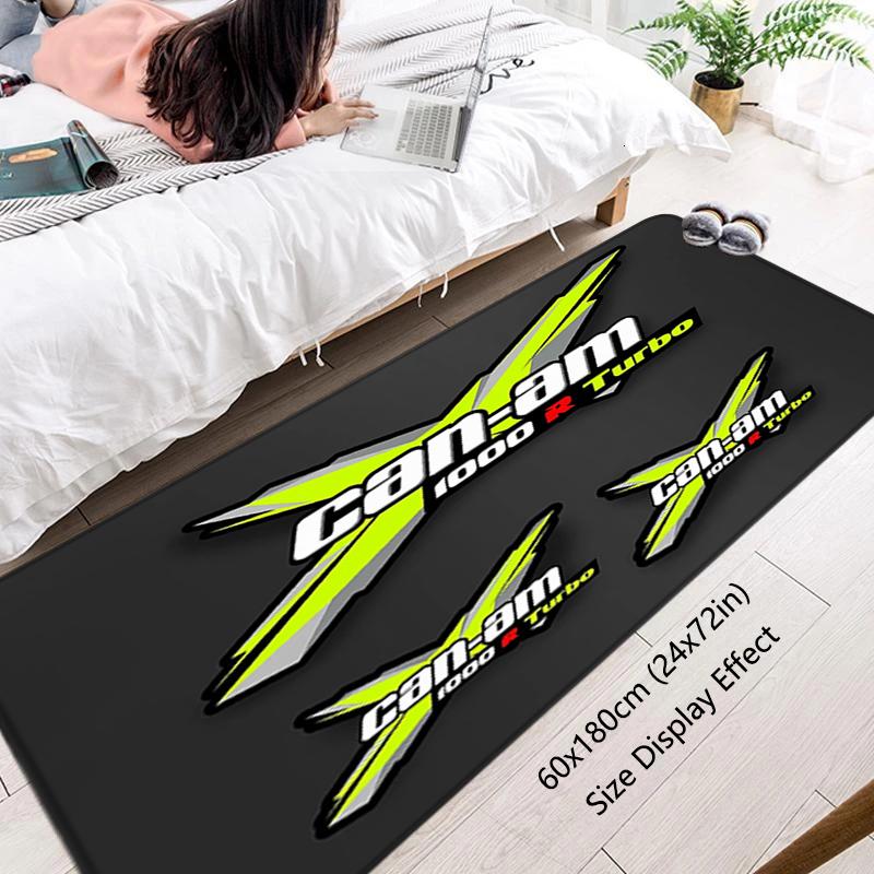 Foot Rug Welcome Floor Mat for CAN-AM BRP Racing Motorcycle Entryway Hallway Carpet Kitchen Water Absorb Rugs Fluffy Home Decor