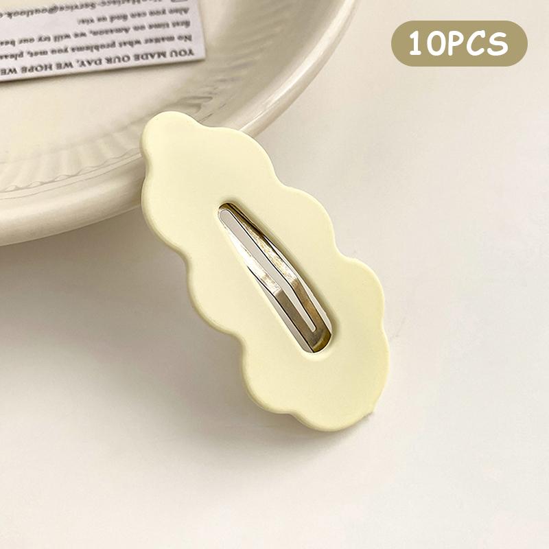 10PCS Fashion Women Hair Accessories Candy Color Hairpin Cloud Fairy Hair Clip Spring Summer Style Barrette Girls Headdress