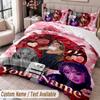 Custom Name Text 3Pcs Bedding Set Ayliva Duvet Cover And Two Pillowcases