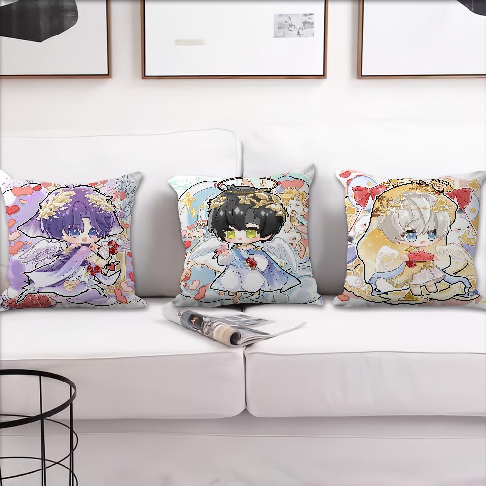 Spiel Love and Deepspace Himmlische Gottheit Kissenbezug Kissenbezug Dekoration Zimmer Zuhause Sofa Wohnen Büro Auto Nordische Schlichtheit