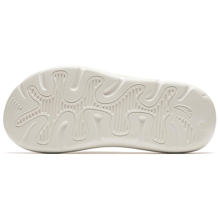 Anta Comfortable Durable Slide Sandals Men Footwear White Yellow 112438523-1