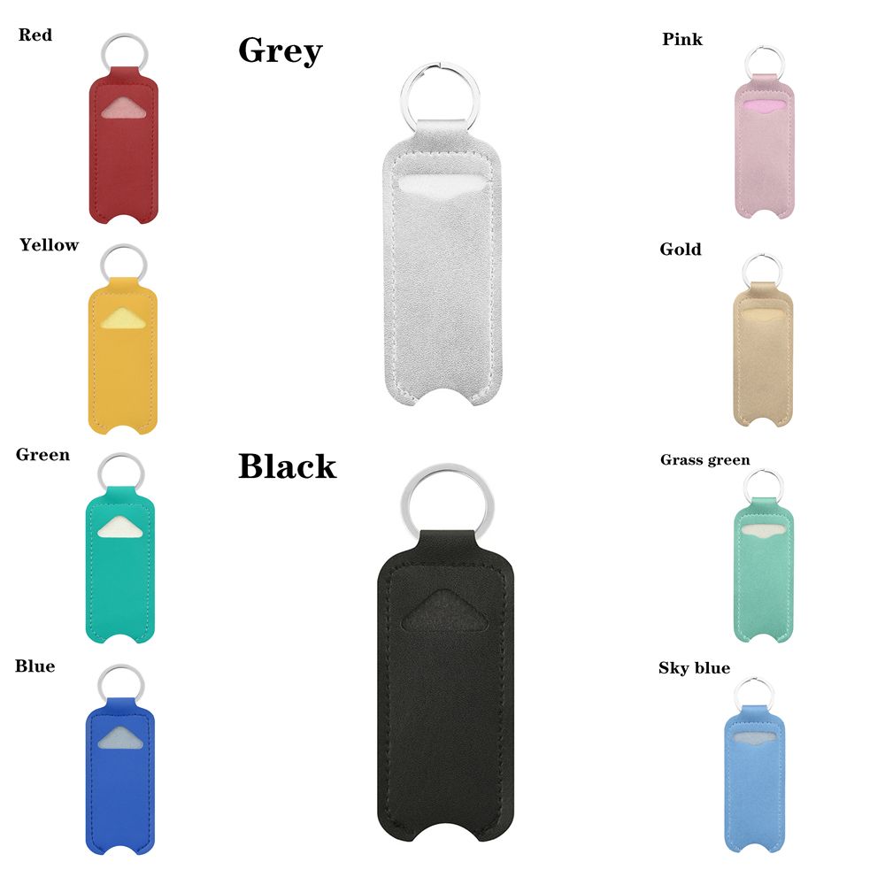 Lip Balm Bag Lip Balm Case Chapstick Holder Key Ring Holder Keychain Holder Lipstick Keychain Bag