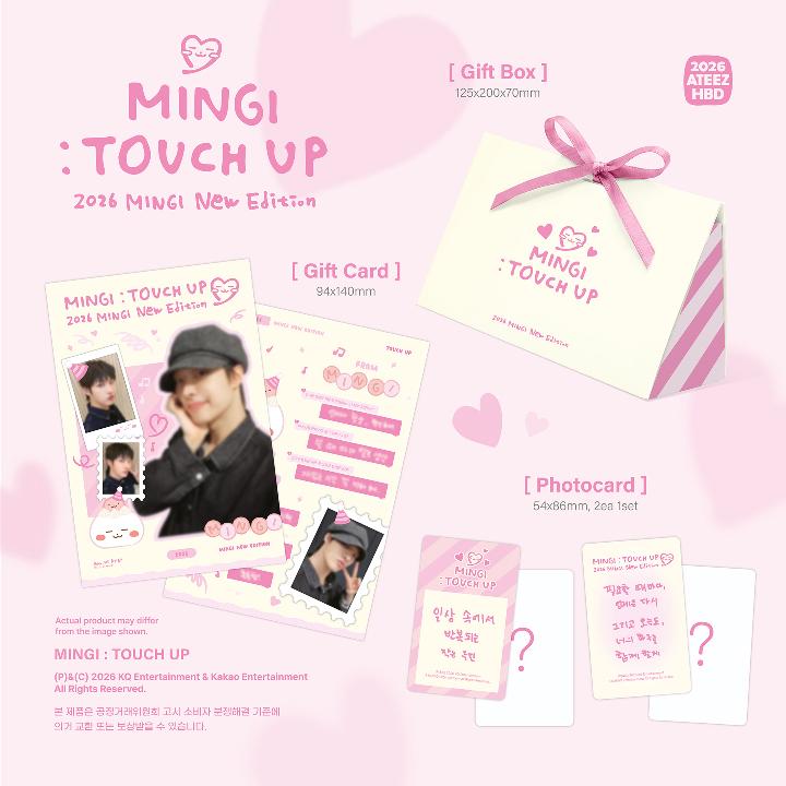 MINGI (ATEEZ) : TOUCH UP - Lip Balm 2026 HAPPY BIRTHDAY MD (7th Nov.2026)