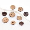Natuurlijke Witte Kokosnootschaal Twee-Gats Knoppen voor Kinderkleding en Baby Shirts