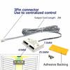 Under Cabinet Collection Display COB LED Strip Light Wardrobe Closet Lamp Penetrable Wood Door-opening Sensor Sync Control