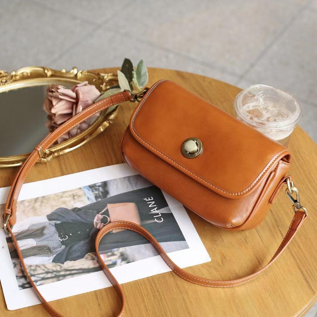 New Cowhide Shoulder Bag Portable Messenger Bag