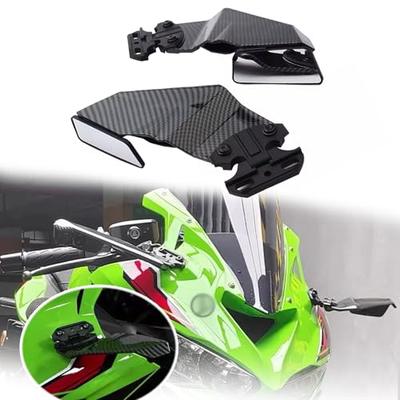 MAORANG For Ninja NINJA ZX-4R ZX-4R ZX-4RR ZX-25R 2024 2025 Motorcycle Invisible Winglet Mirror